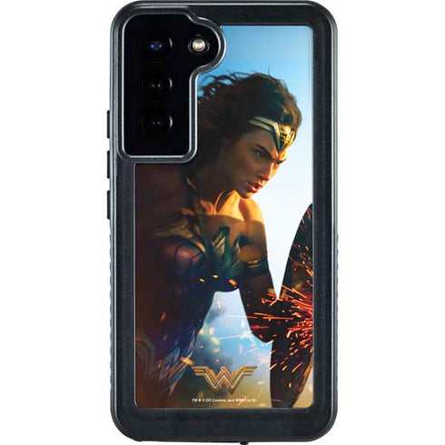 DC Comics Wonder Woman Action Pose Poster Galaxy S23 Plus Waterproof Case