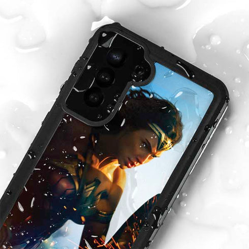 DC Comics Wonder Woman Action Pose Poster Galaxy S23 Plus Waterproof Case