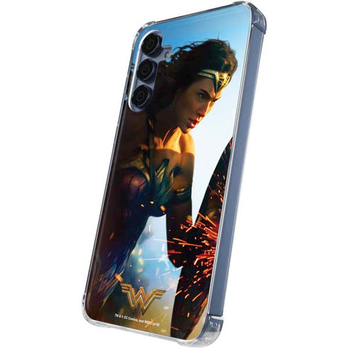 DC Comics Wonder Woman Action Pose Poster Galaxy S24 Clear Case
