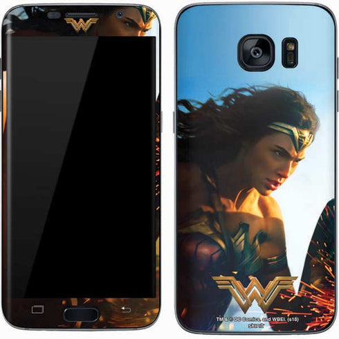 DC Comics Wonder Woman Action Pose Poster Galaxy S7 Skin