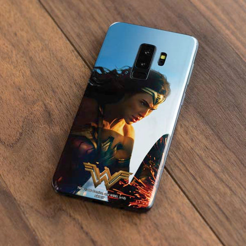 DC Comics Wonder Woman Action Pose Poster Galaxy S9 Plus Skin