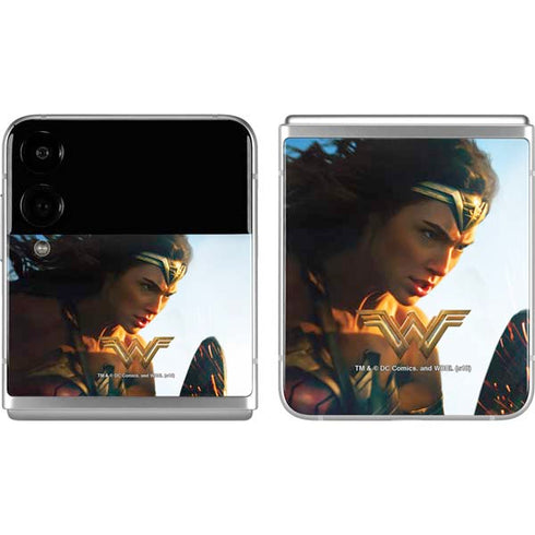 DC Comics Wonder Woman Action Pose Poster Galaxy Z Flip4 5G Skin