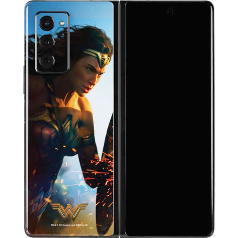 DC Comics Wonder Woman Action Pose Poster Galaxy Z Fold2 5G Skin