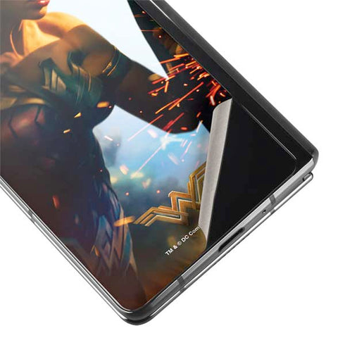 DC Comics Wonder Woman Action Pose Poster Galaxy Z Fold2 5G Skin