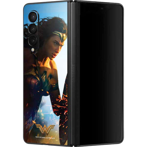 DC Comics Wonder Woman Action Pose Poster Galaxy Z Fold3 5G Skin