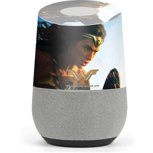 DC Comics Wonder Woman Action Pose Poster Google Home Skin