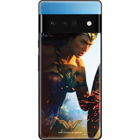 DC Comics Wonder Woman Action Pose Poster Google Pixel 6 Pro Skin