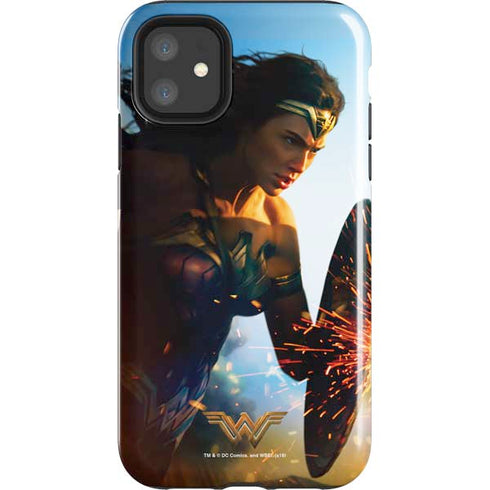 DC Comics Wonder Woman Action Pose Poster iPhone 11 Impact Case