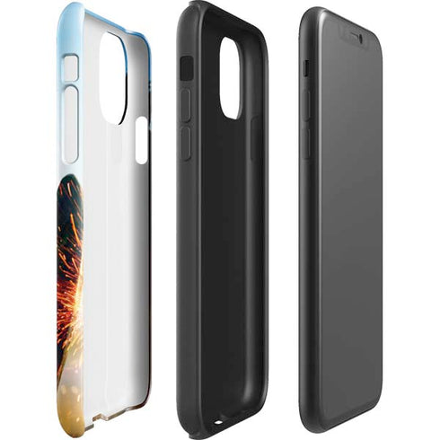 DC Comics Wonder Woman Action Pose Poster iPhone 11 Impact Case