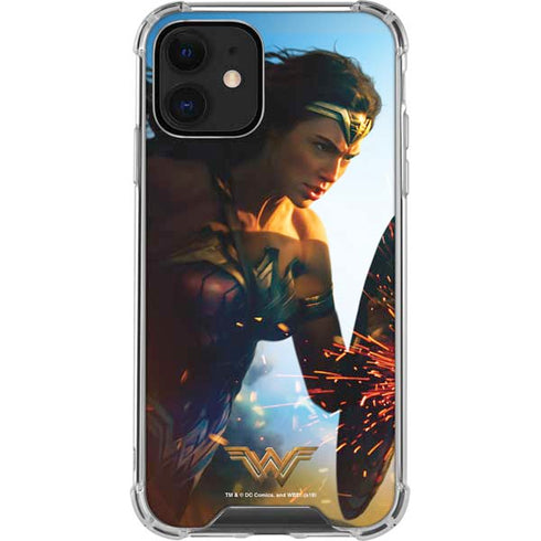 DC Comics Wonder Woman Action Pose Poster iPhone 12 Clear Case