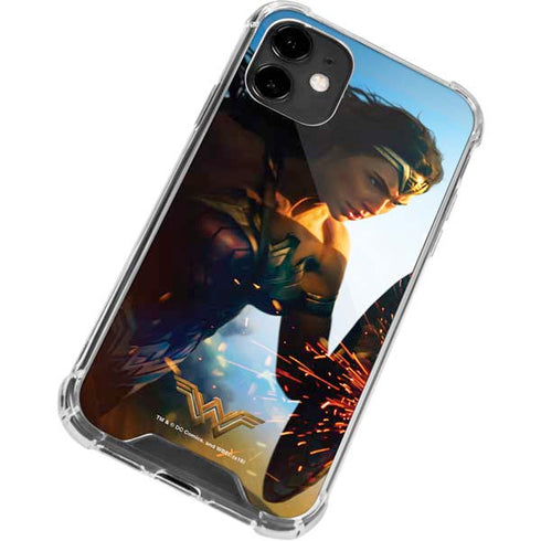 DC Comics Wonder Woman Action Pose Poster iPhone 12 Clear Case