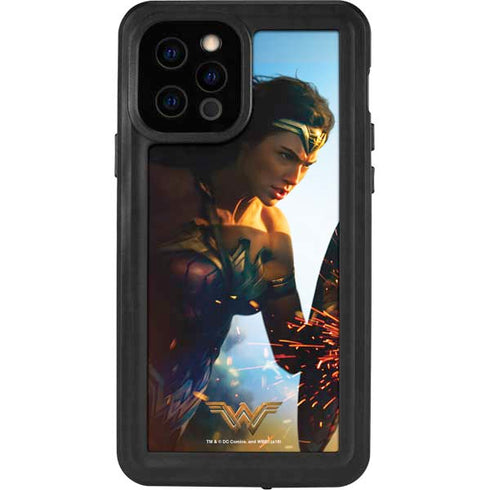 DC Comics Wonder Woman Action Pose Poster iPhone 12 Pro Waterproof Case