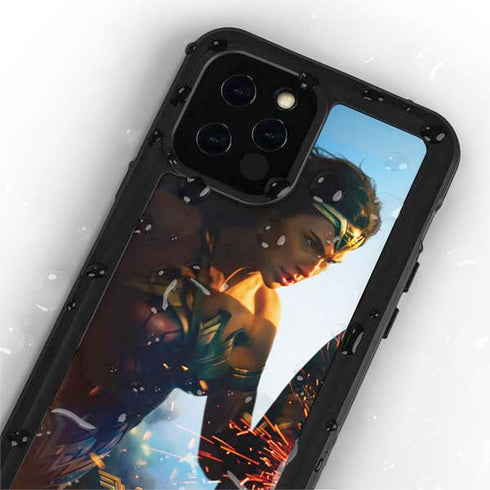 DC Comics Wonder Woman Action Pose Poster iPhone 12 Pro Waterproof Case