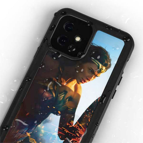 DC Comics Wonder Woman Action Pose Poster iPhone 12 Waterproof Case