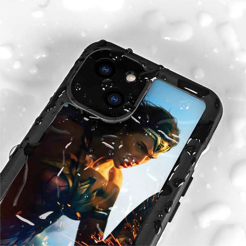 DC Comics Wonder Woman Action Pose Poster iPhone 13 Mini Waterproof Case