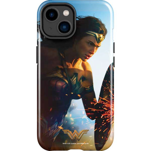 DC Comics Wonder Woman Action Pose Poster iPhone 14 Plus Impact Case