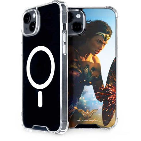 DC Comics Wonder Woman Action Pose Poster iPhone 14 Plus MagSafe Case