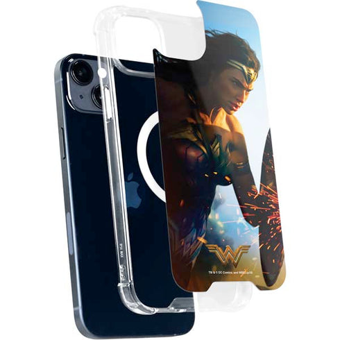 DC Comics Wonder Woman Action Pose Poster iPhone 15 Plus MagSafe Case