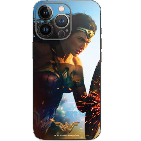 DC Comics Wonder Woman Action Pose Poster iPhone 14 Pro Skin