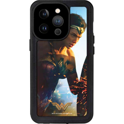 DC Comics Wonder Woman Action Pose Poster iPhone 14 Pro Waterproof Case