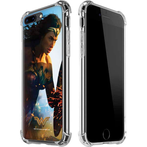 DC Comics Wonder Woman Action Pose Poster iPhone 7/8 Plus Clear Case
