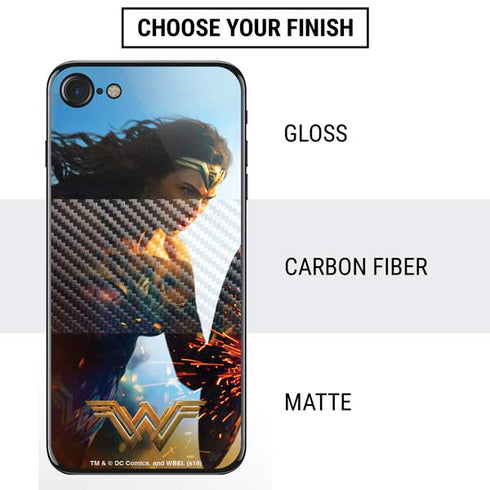 DC Comics Wonder Woman Action Pose Poster iPhone SE (2nd & 3rd Gen) Skin
