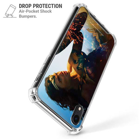 DC Comics Wonder Woman Action Pose Poster iPhone XR Clear Case