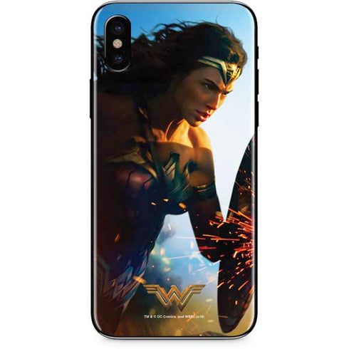DC Comics Wonder Woman Action Pose Poster iPhone XS Skin