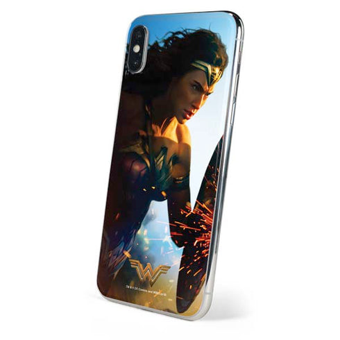 DC Comics Wonder Woman Action Pose Poster iPhone XS Skin