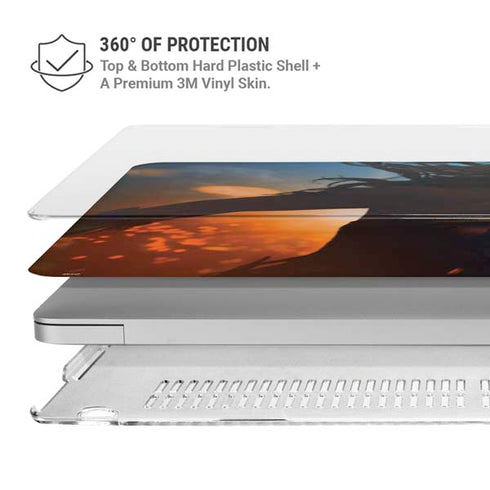 DC Comics Wonder Woman Action Pose Poster MacBook Air 15in (2023-2025) Case plus Skin