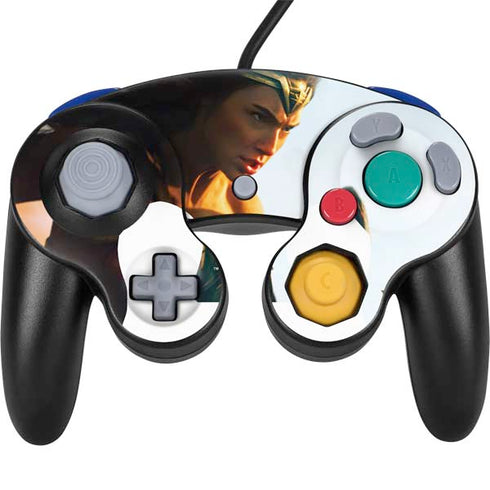 DC Comics Wonder Woman Action Pose Poster Nintendo GameCube Controller Skin