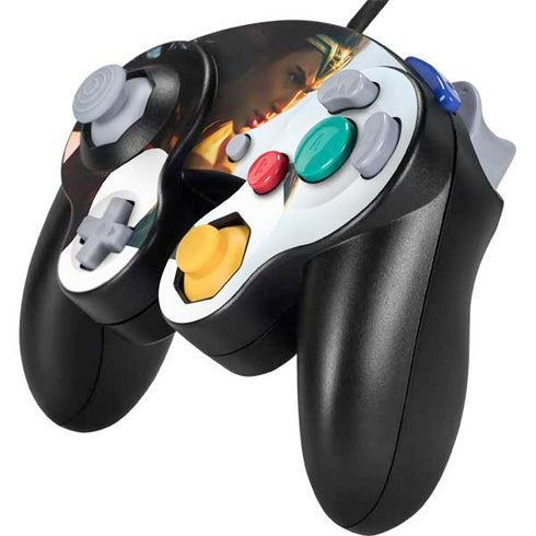 DC Comics Wonder Woman Action Pose Poster Nintendo GameCube Controller Skin