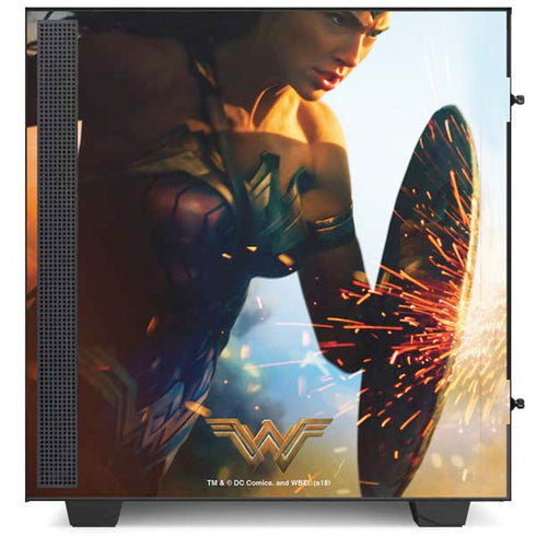DC Comics Wonder Woman Action Pose Poster NZXT H510 Compact ATX Mid-Tower Case Skin