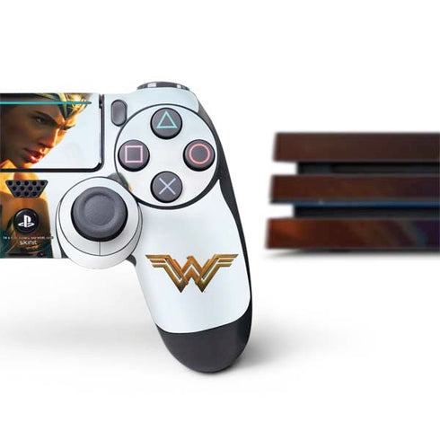 DC Comics Wonder Woman Action Pose Poster PS4 Pro Bundle Skin