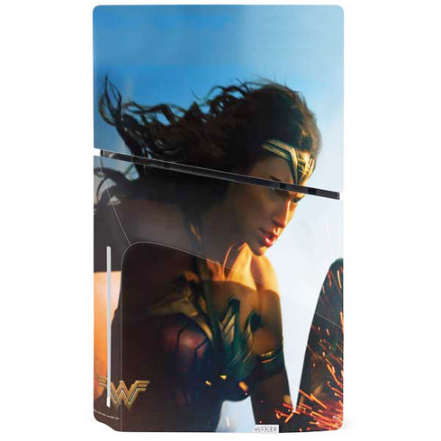 DC Comics Wonder Woman Action Pose Poster PS5 Slim Disk Console Skin