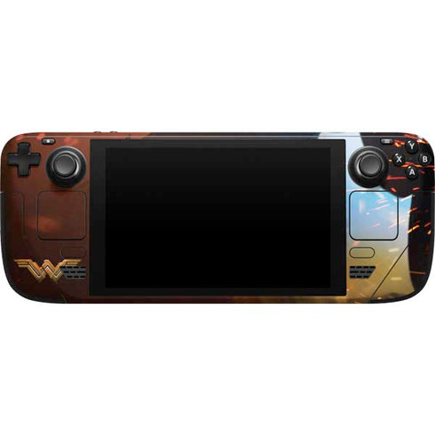 DC Comics Wonder Woman Action Pose Poster Steam Deck Handheld Gaming Computer Skin