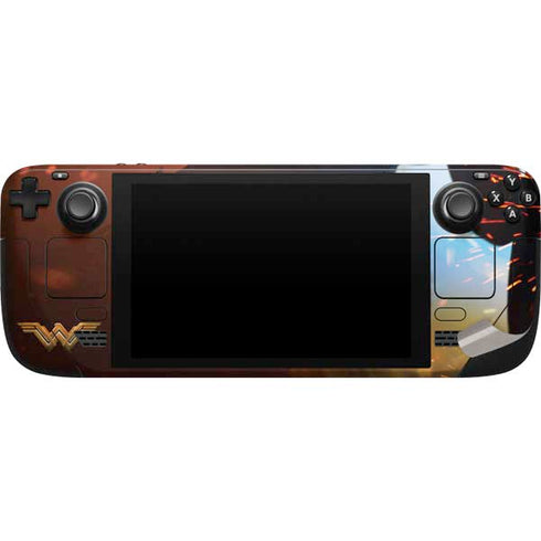 DC Comics Wonder Woman Action Pose Poster Steam Deck Handheld Gaming Computer Skin