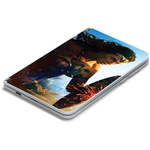 DC Comics Wonder Woman Action Pose Poster Surface Duo Skin