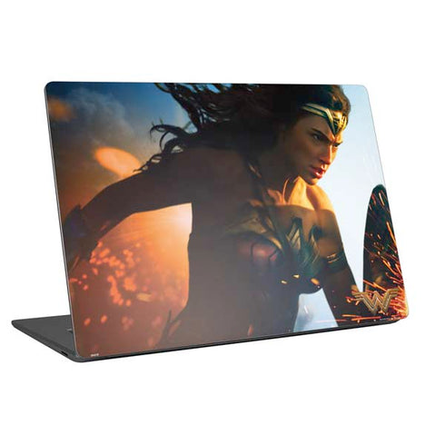 DC Comics Wonder Woman Action Pose Poster Universal Laptop 18in (14.6 x 10.6in) Skin