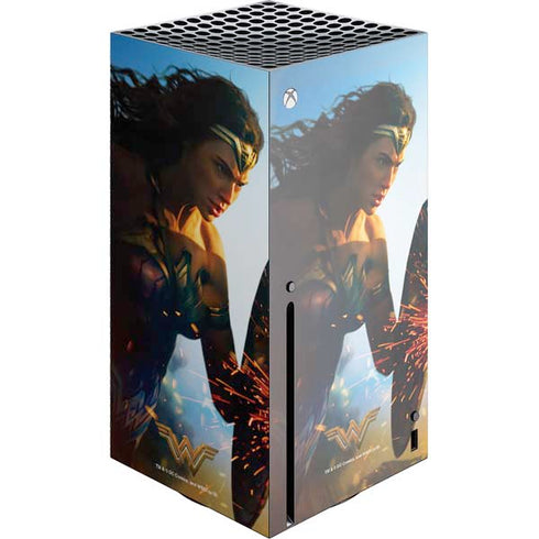 DC Comics Wonder Woman Action Pose Poster Xbox Series X Console Skin