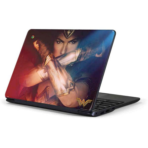 DC Comics Wonder Woman Profile Character Poster Samsung Chromebook Skin