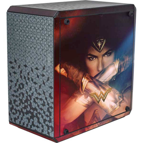 DC Comics Wonder Woman Profile Character Poster Cooler Master MasterBox Q300L Mini Tower Skin