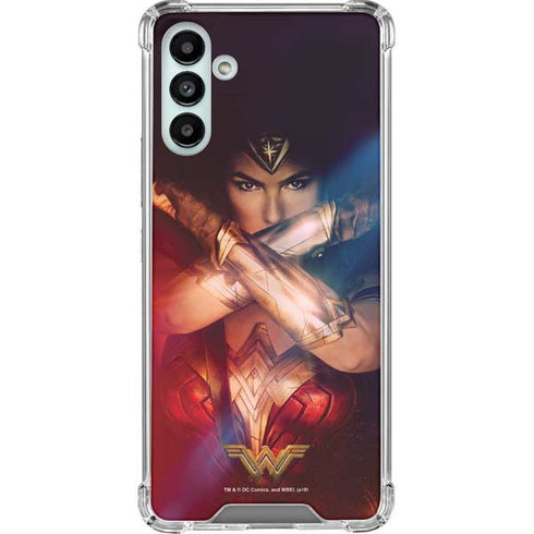 DC Comics Wonder Woman Profile Character Poster Galaxy A13 5G Clear Case