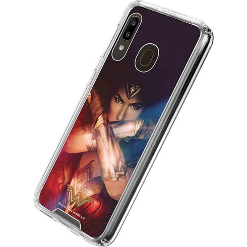 DC Comics Wonder Woman Profile Character Poster Galaxy A30 Clear Case