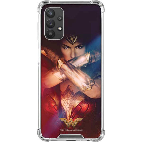 DC Comics Wonder Woman Profile Character Poster Galaxy A32 5G Clear Case