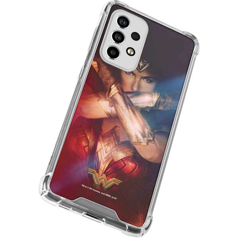 DC Comics Wonder Woman Profile Character Poster Galaxy A53 5G Clear Case