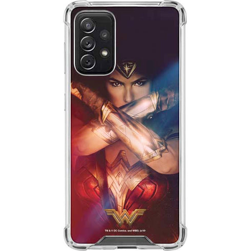 DC Comics Wonder Woman Profile Character Poster Galaxy A72 5G Clear Case