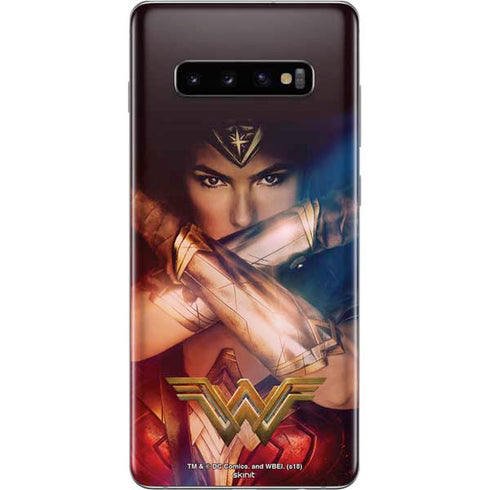 DC Comics Wonder Woman Profile Character Poster Galaxy S10 Plus Skin