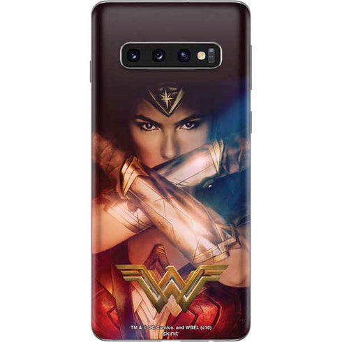 DC Comics Wonder Woman Profile Character Poster Galaxy S10 Skin