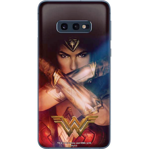 DC Comics Wonder Woman Profile Character Poster Galaxy S10e Skin